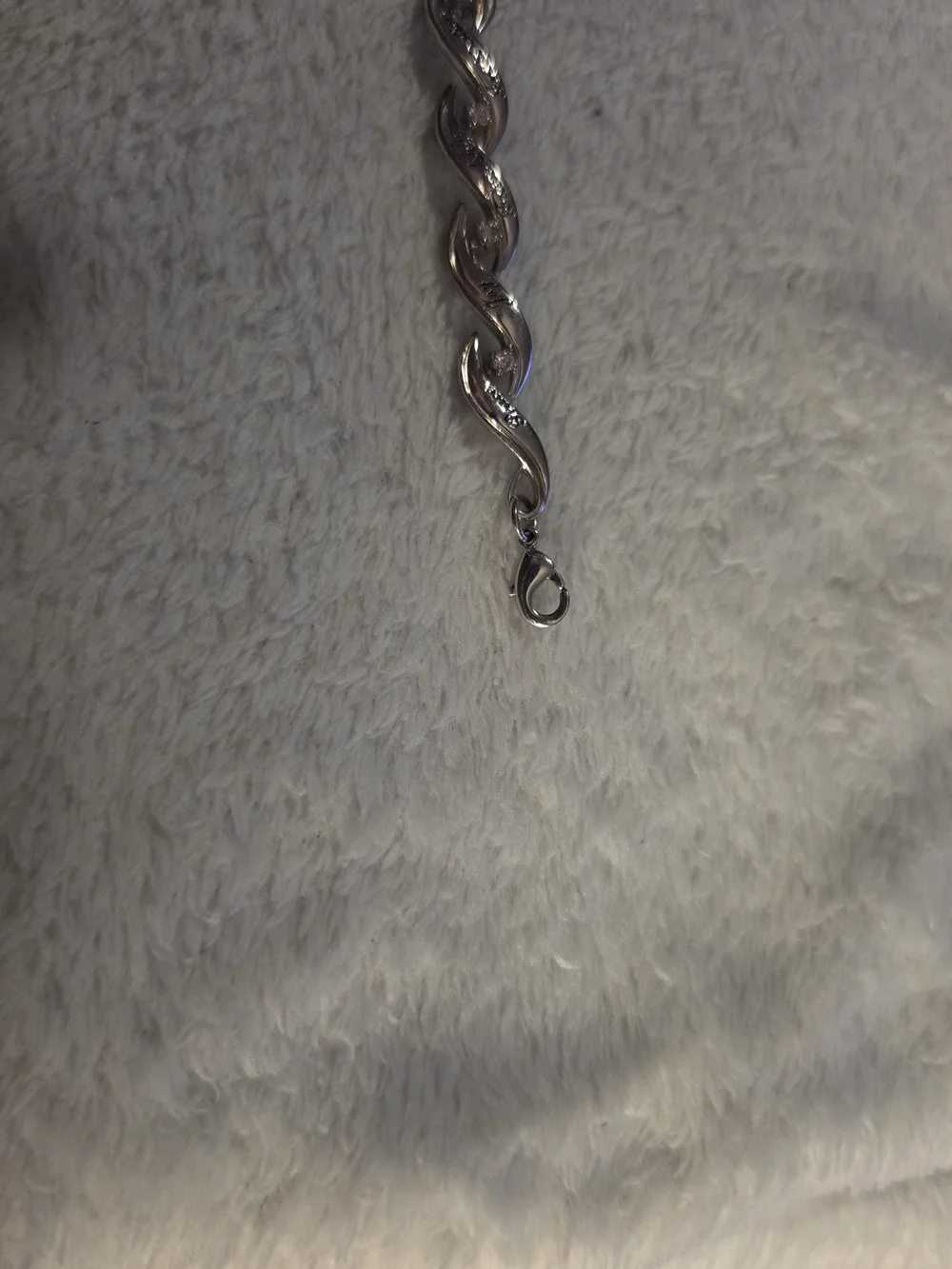 Silver Twisted Link Bracelet
